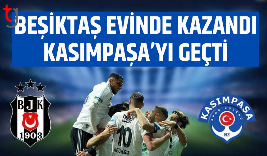 Beşiktaş Kasımpaşa engelini 2 golle aştı
