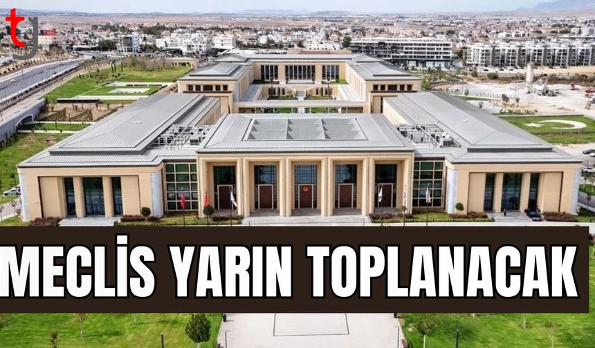 Meclis yarın toplanacak: Gündemde, beş yasa tasarısı bulunuyor