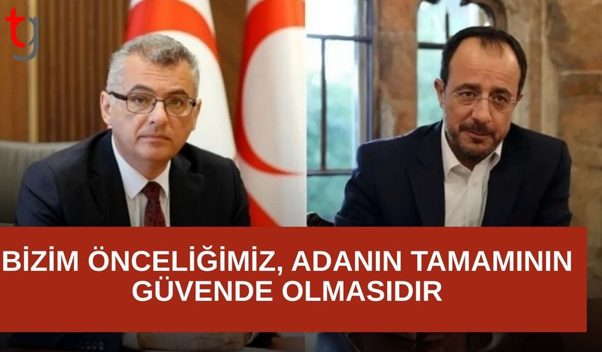Cumhurbaşkanı Erhürman: Önceliğimiz adanın tamamının güvenliği