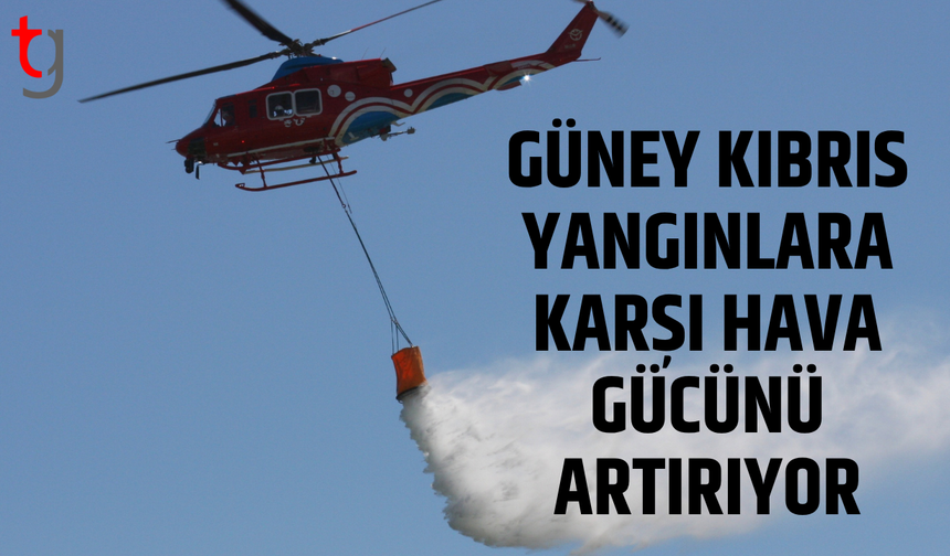 Güney Kıbrıs yangınlara karşı helikopter kiraladı