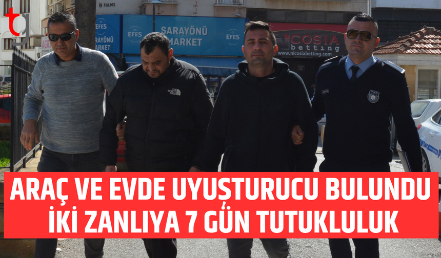 Gönyeli’de uy*şturucu operasyonu: İki zanlıya 7 gün tutukluluk