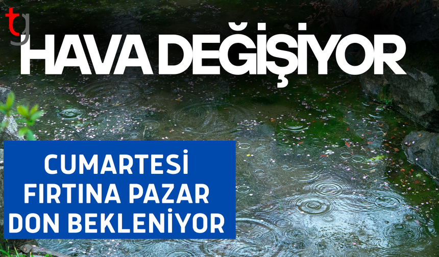 Meteorolojiden yağmur ve don uyarısı