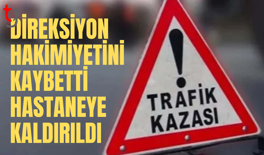 Elektrikli bisiklet araca çarptı