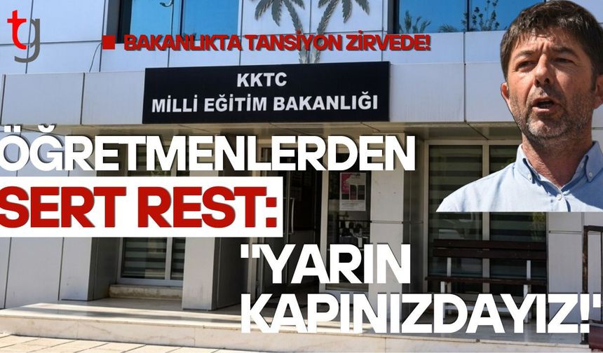 Bakanlıkta Tansiyon Zirvede!  Öğretmenlerde Sert Rest: "Yarın Kapınızdayız!"