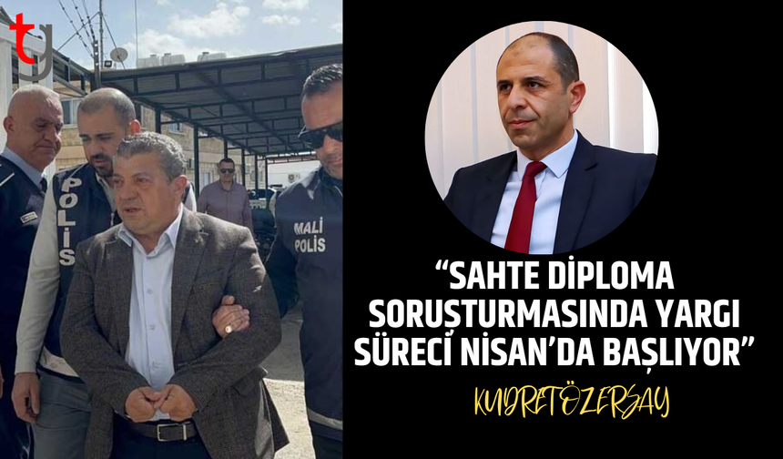 Özersay; Eski bakan için yargı süreci başlıyor