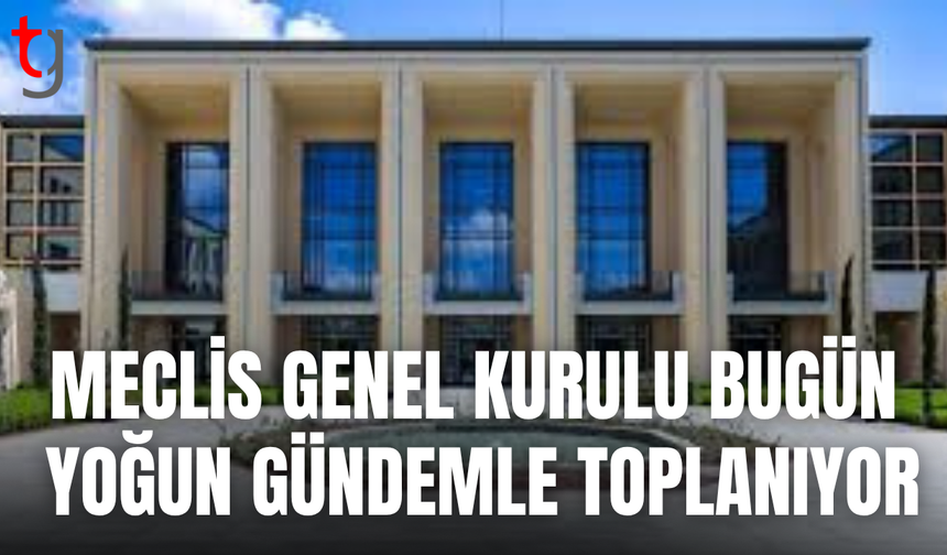 Meclis Genel Kurulu bugün yoğun gündemle toplanıyor