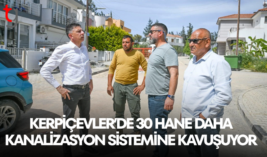Kerpiçevler bölgesinde kanalizasyon altyapı çalışmaları sürüyor