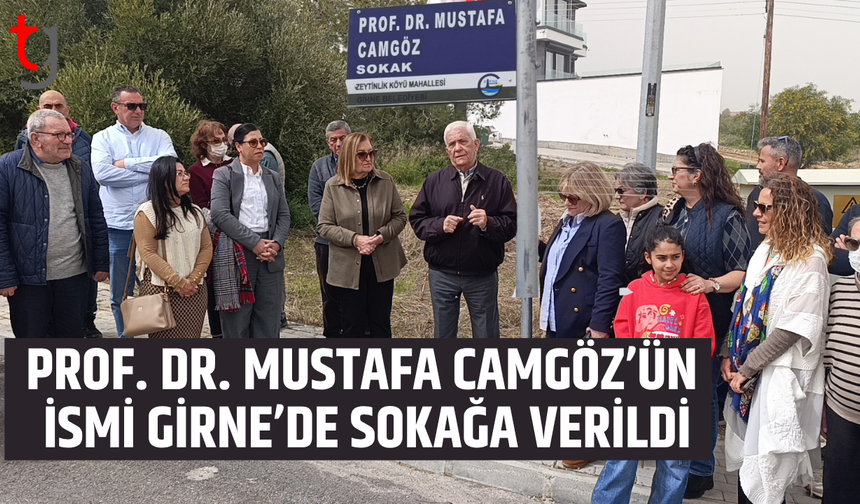 Prof. Dr. Mustafa Camgöz’ün adı ölümsüzleştirildi