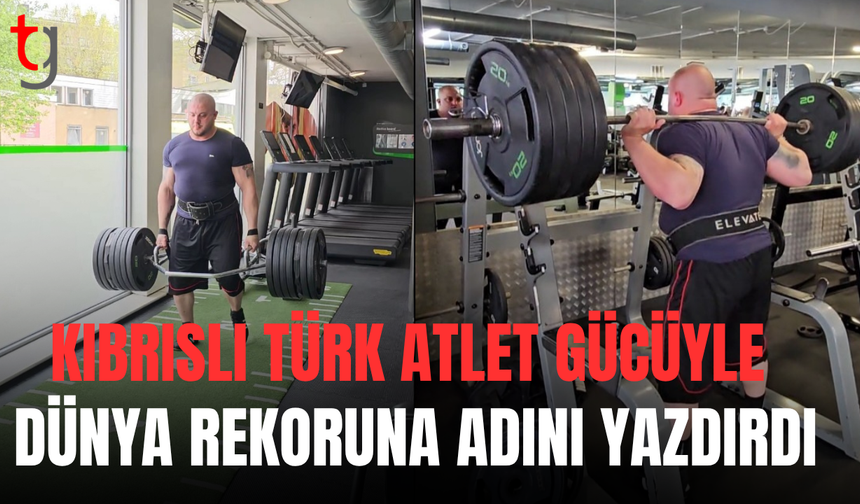 Kıbrıslı Türk atlet dünya rekorunu resmen kırdı