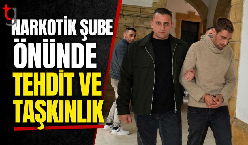 Narkotik şube önünde olay çıkaran zanlı teminata bağlandı