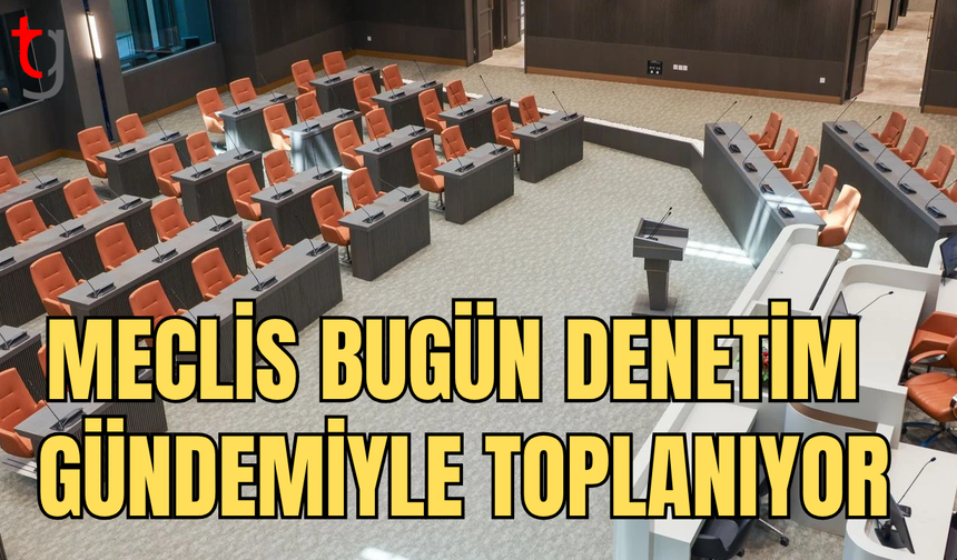 Meclis bugün denetim gündemiyle toplanıyor