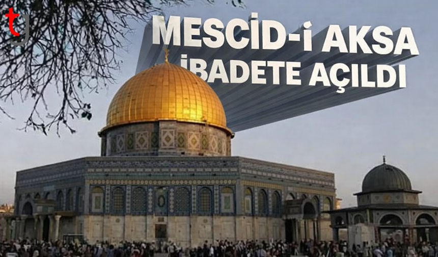 Mescid-i Aksa 41 gün sonra ibadete açıldı, gözyaşları sel oldu