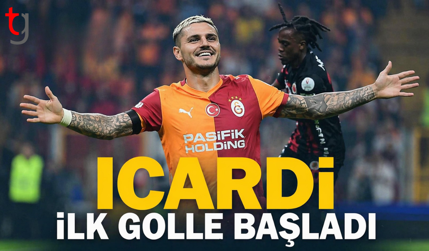 Galatasaray deplasmanda İcardi ile öne geçti