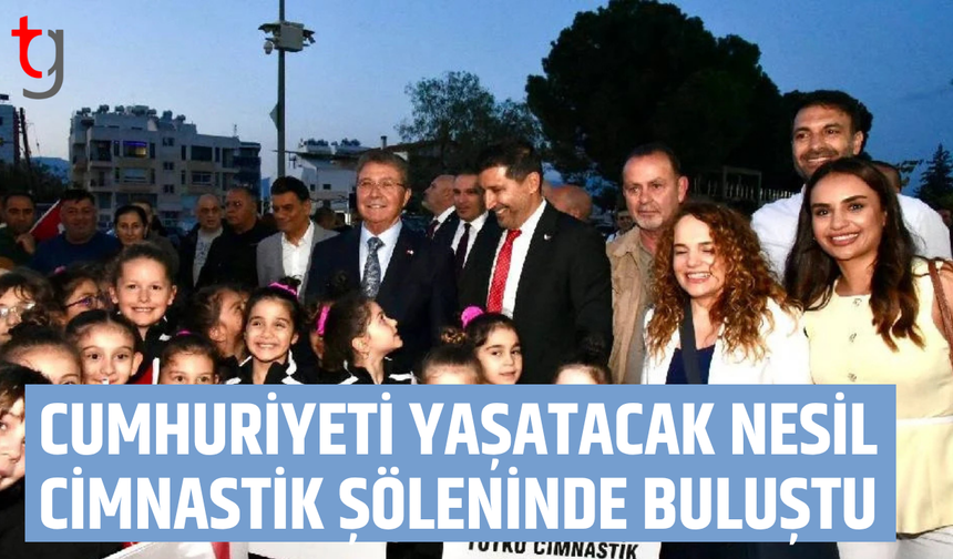 Başbakan Ünal Üstel cimnastik şöleninde çocuklara seslendi