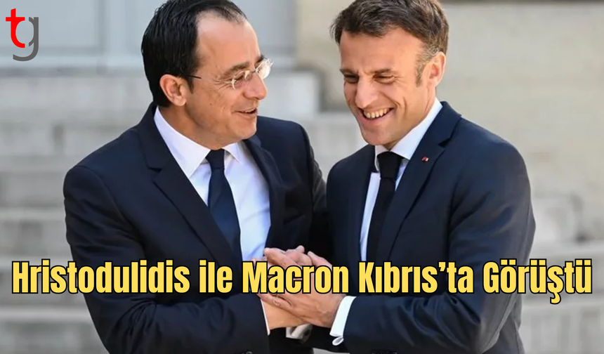 Macron Lefkoşa'da ;Gündem Doğu Akdeniz, Kıbrıs sorunu ve AB