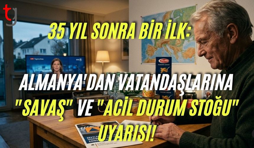 35 Yıl Sonra Bir İlk: Almanya'dan Vatandaşlarına "Savaş" ve "Acil Durum Stoğu" Uyarısı!