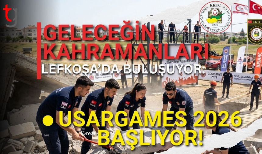 Geleceğin KAahramanları Lefkoşa'da Buluşuyor: USARGAMES 2026 Başlıyor!