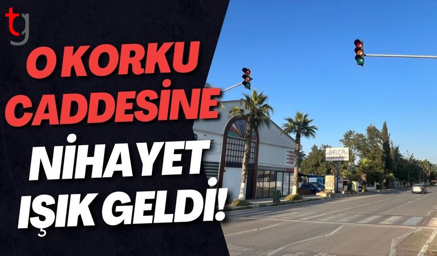 O KORKU CADDESİNE NİHAYET IŞIK GELDİ!