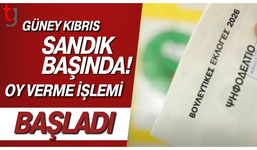 Güney Kıbrıs Sandık Başında! Oy Verme İşlemi Başladı