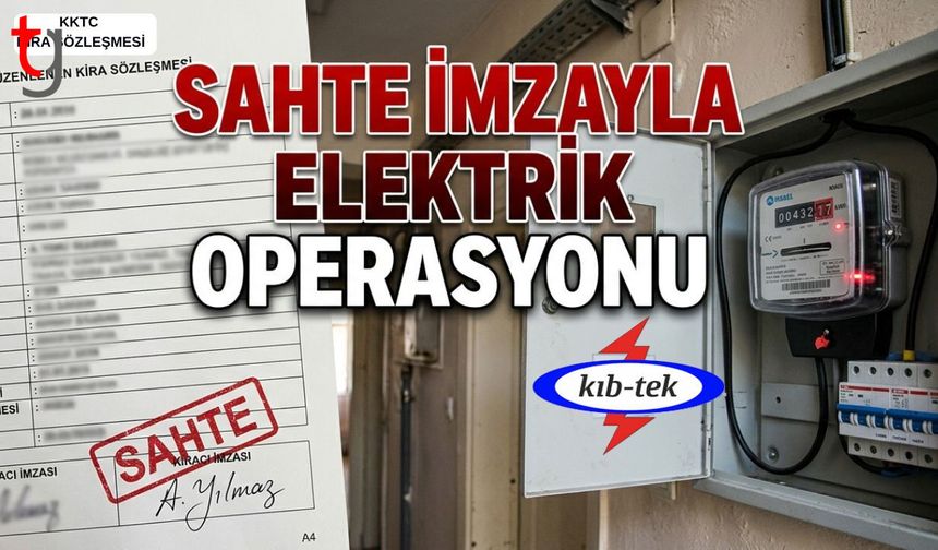 Girne'de Şeytanın Bile Aklına Gelmeyecek Kurnazlık: Sahte İmzayla Elektrik Operasyonu