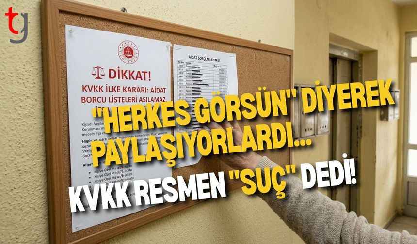 "Herkes Görsün" Diyerek Paylaşıyorlardı... KVKK resmen "Suç" dedi!