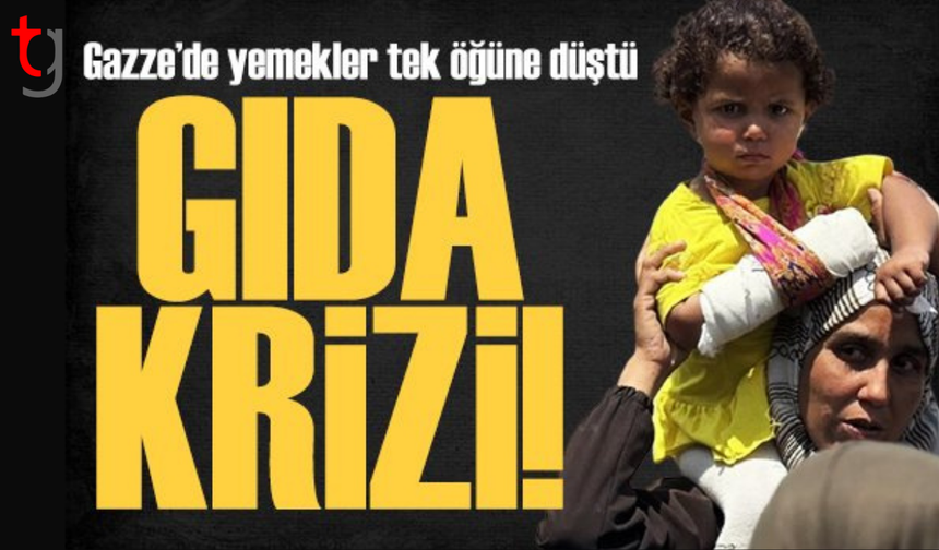 Gazze’de bir kap yemek için saatlerce kuyruk