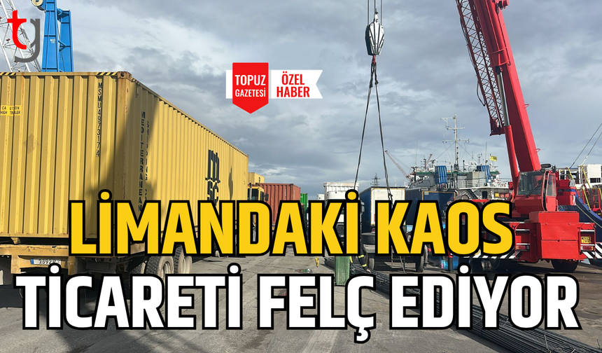 Mağusa Limanı'ndaki yoğunluk ticareti sekteye uğratıyor