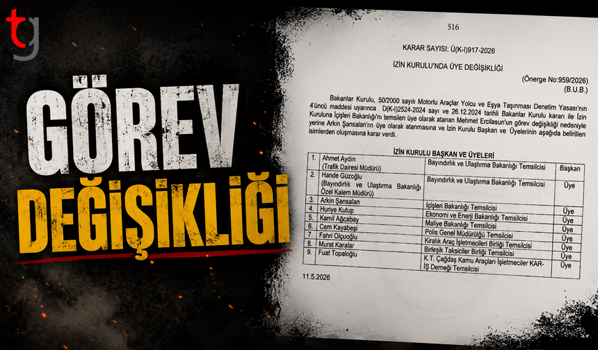 Mehmet Ercilasun’un yerine Arkın Şansalan atandı