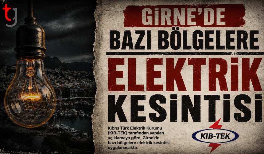 Girne' de Elektrik Kesintisi