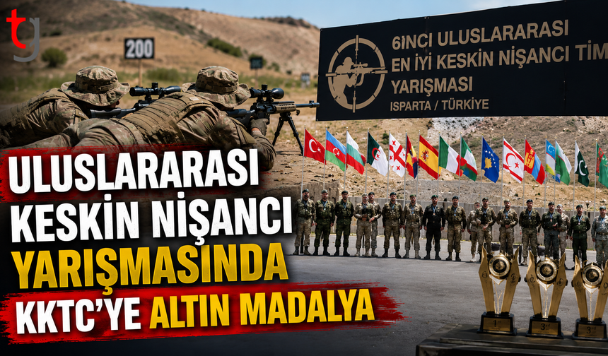 Uluslararası Keskin Nişancı Yarışmasında KKTC’ye Altın Madalya