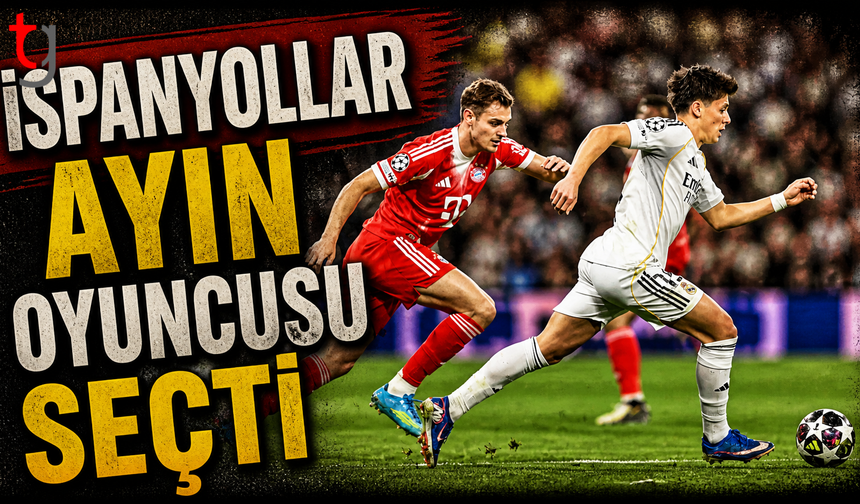 Real Madrid taraftarları kararını verdi! Ayın oyuncusu Arda Güler