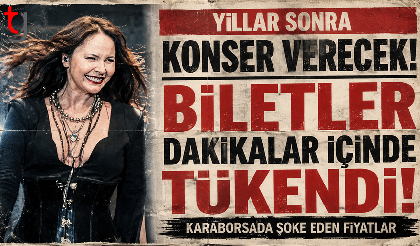 Şebnem Ferah konser biletleri dakikalar içinde tükendi!