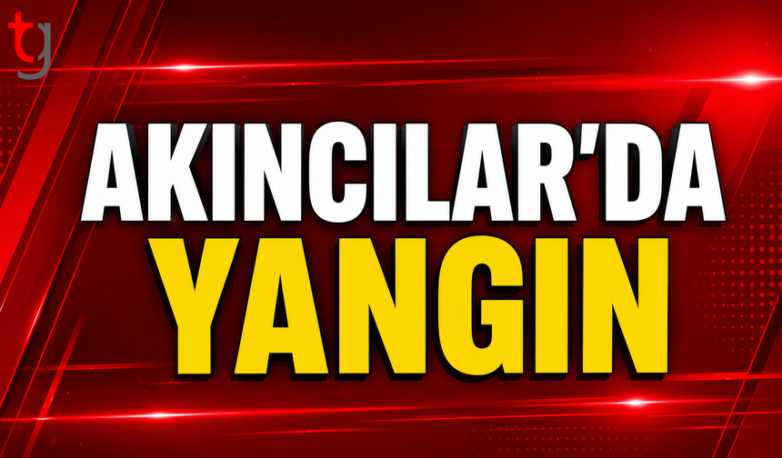 Akıncılar’da Arazi Yangını: 33 Dönüm Ekin Zarar Gördü