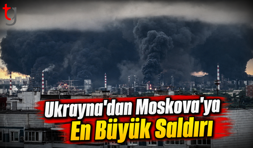 Ukrayna’dan Moskova’ya Savaşın En Büyük İHA Saldırısı
