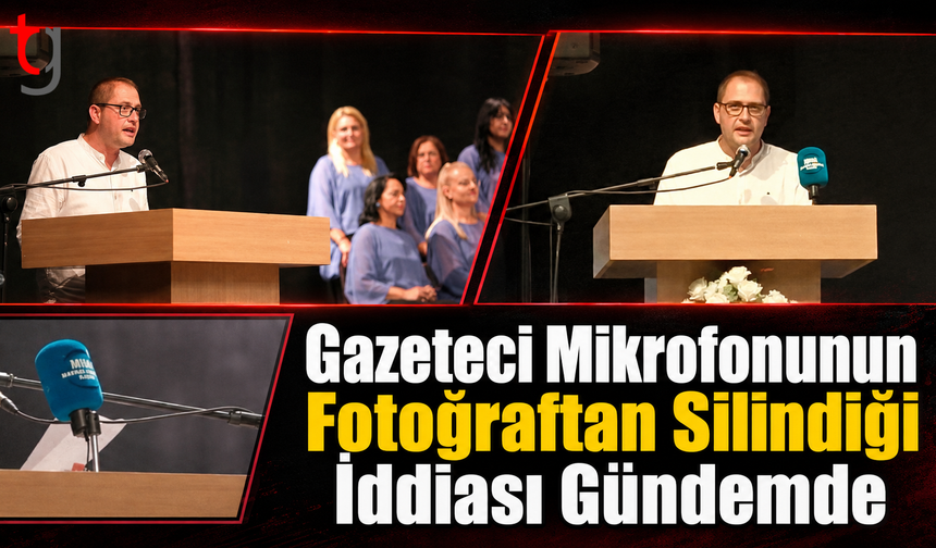 Gazeteci Mikrofonunun Fotoğraftan Silindiği İddiası Gündemde