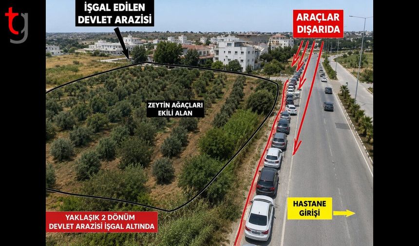 DEVLET ARAZİSİ YILLARDIR İŞGAL ALTINDA! HASTA VATANDAŞ PARK YERİ BULAMIYOR!