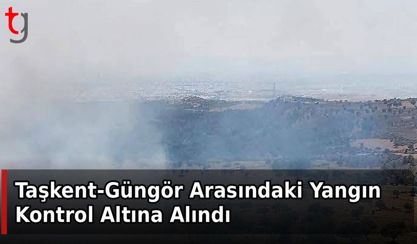 Taşkent-Güngör Arasındaki Yangın Kontrol Altına Alındı