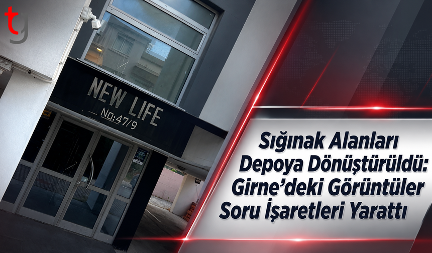 Sığınak Alanları Depoya Dönüştürüldü: Girne’deki Görüntüler Soru İşaretleri Yarattı