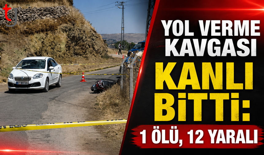 Yol Verme Kavgası Kanlı Bitti: 1 Ölü, 12 Yaralı