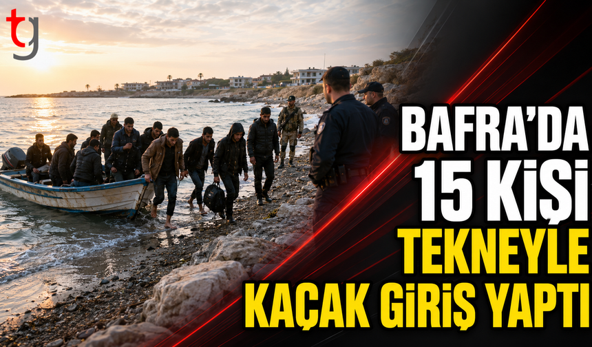 Bafra’da 15 Kişi Onaylanmamış Limandan KKTC’ye Giriş Yaptı