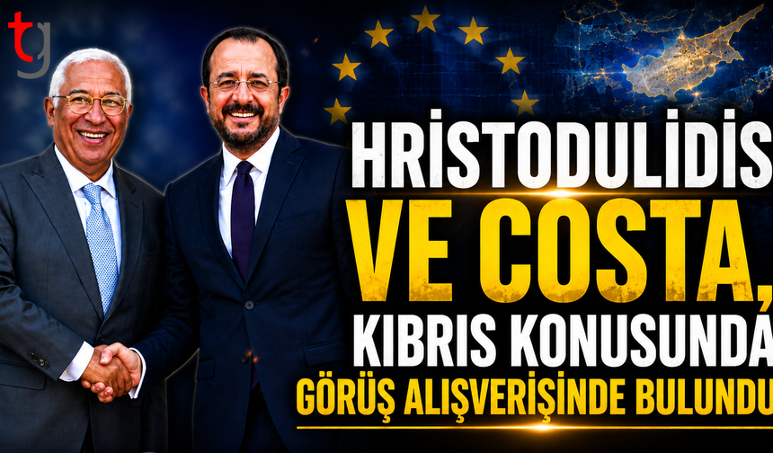 Hristodulidis Ve Costa, Kıbrıs Konusunda Görüş Alışverişinde Bulundu