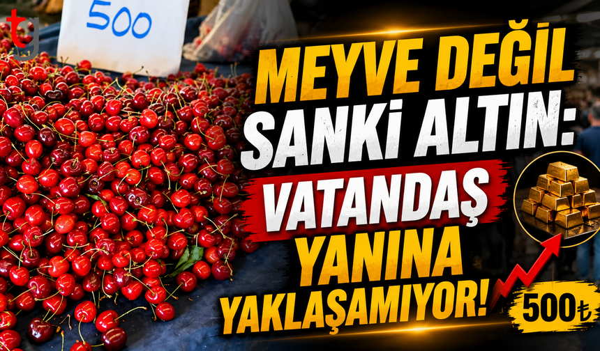 Meyve Değil Sanki Altın: Vatandaş Yanına Yaklaşamıyor!