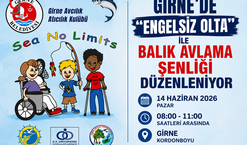 Girne'de “ENGELSİZ OLTA” İle Balık Avlama Şenliği Düzenleniyor