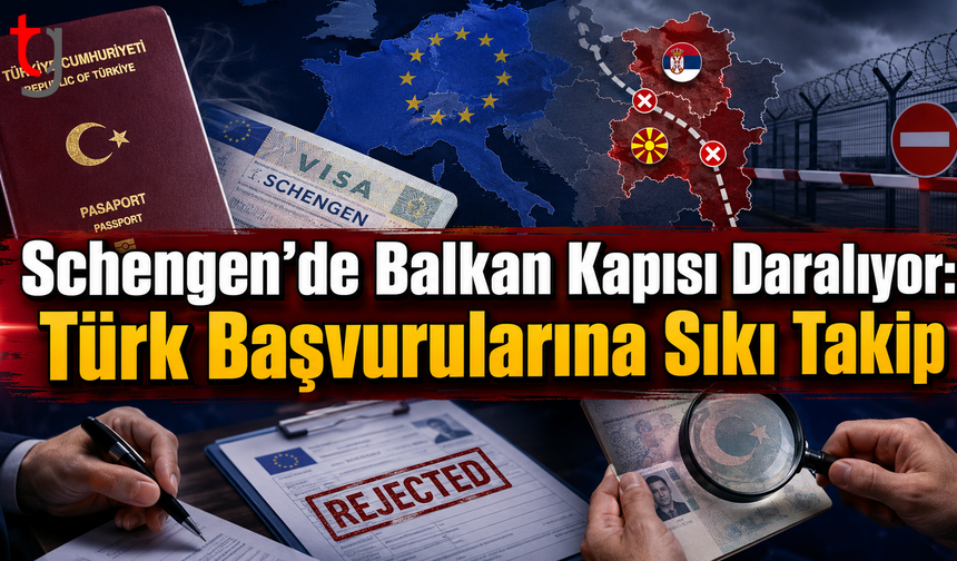 Schengen’de Balkan Kapısı Daralıyor: Türk Başvurularına Sıkı Takip