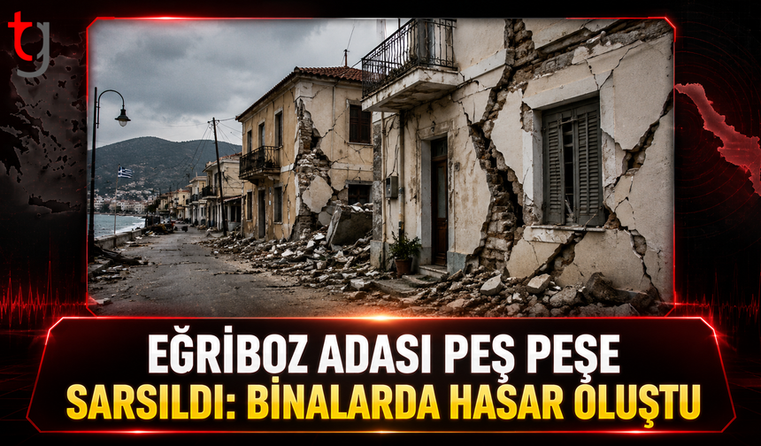 Yunanistan’da Peş Peşe Depremler: Eğriboz’da Binalar Zarar Gördü