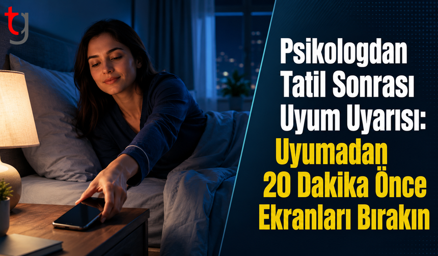 Psikologdan Tatil Sonrası Uyum Uyarısı: Uyumadan 20 Dakika Önce Ekranları Bırakın