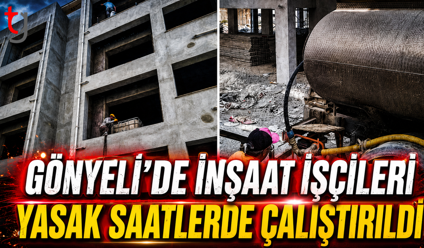Gönyeli’de İnşaat İşçileri Yasak Saatlerde Çalıştırıldı