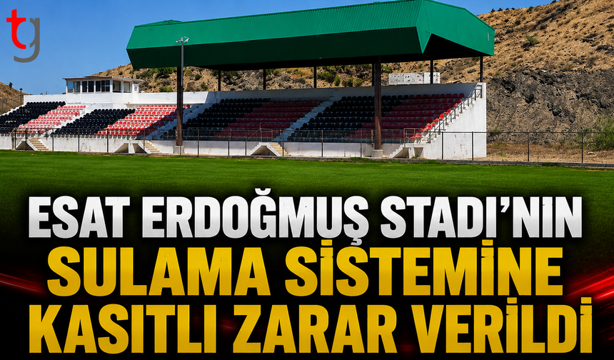 Hamitköy Esat Erdoğmuş Stadı’nın Sulama Sistemine Kasıtlı Hasar