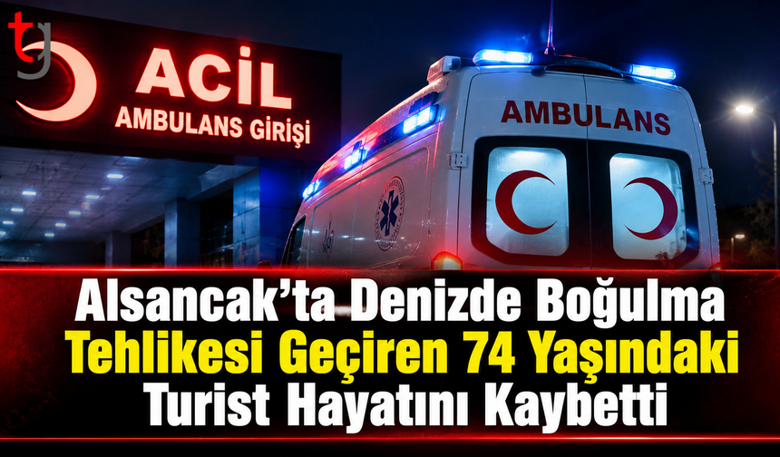 Alsancak’ta Denizde Boğulma Tehlikesi Geçiren 74 Yaşındaki Turist Hayatını Kaybetti