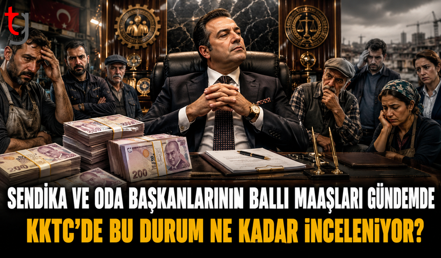 SENDİKA VE ODA BAŞKANLARININ “BALLI MAAŞLARI” GÜNDEMDE: KKTC’DE BU DURUM NE KADAR İNCELENİYOR?